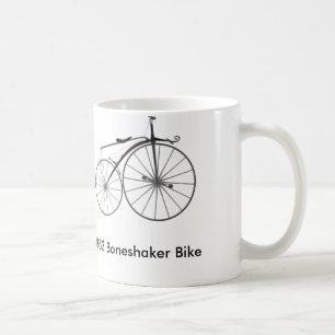Taza 1863 de café de la bici del Boneshaker