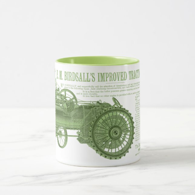 Taza 1889 Birdsall's Steam Traction Tractor Farm (Centro)