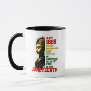 Taza 18 de junio de 1865 Día Panafricano de Mi Independ