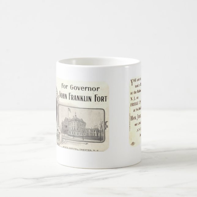 Taza 1907 de la campaña de los gobernadores de New (Centro)