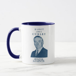 Taza 1936 Elección de Curley al Congreso