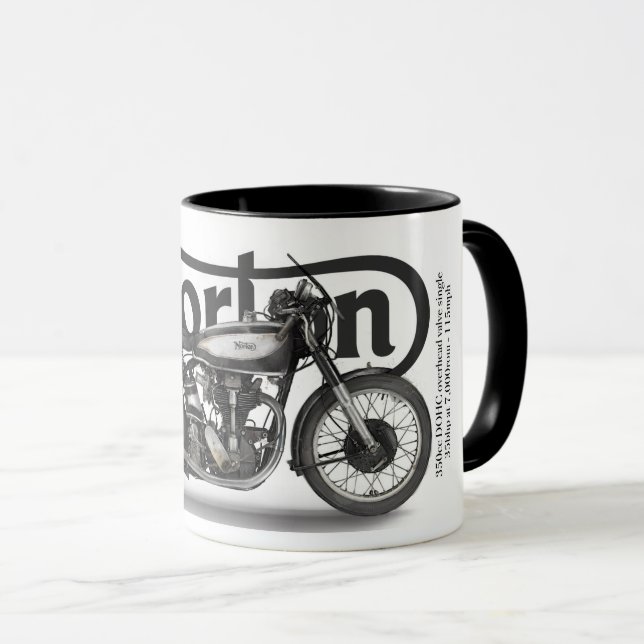 Taza 1948 Manx Norton mug, un detalle impresionante! (Anverso derecho)