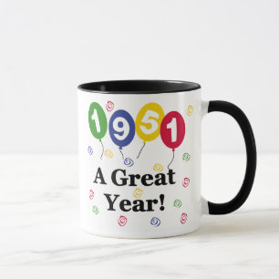 Taza 1951 un cumpleaños del gran año