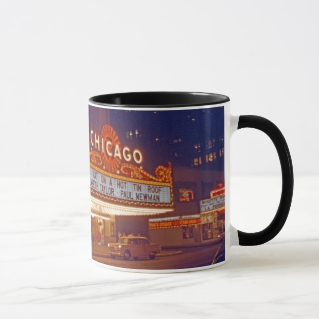 Taza 1959 Chicago Theatere Photo on Coffee Mug (Derecha)