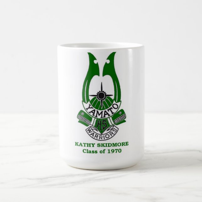 Taza 1970 de la High School secundaria de Kathy (Centro)