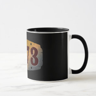 TAZA 1973 DE MODA ANTIGUA