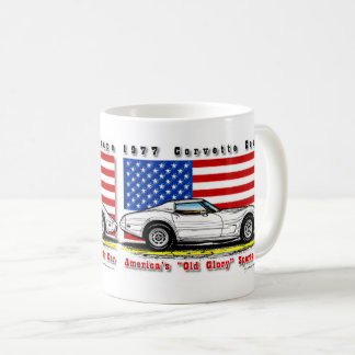 Taza 1977 de café del Corvette