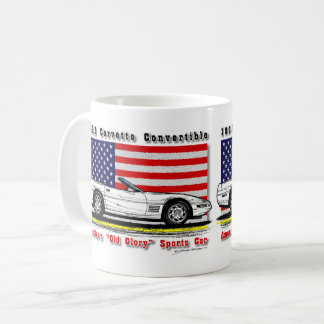 Taza 1992 de café convertible del Corvette