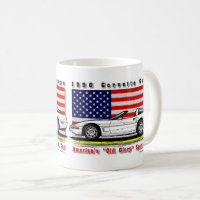 Taza 1996 de café del cupé del Corvette