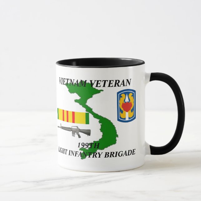 Taza 199o Veterano de Vietnam de la división de (Derecha)