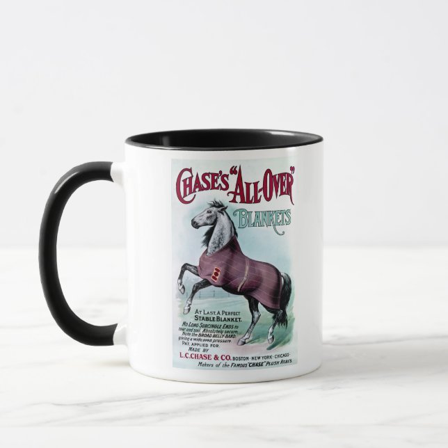 Taza 19.º C. Caballo de Chase (Izquierda)