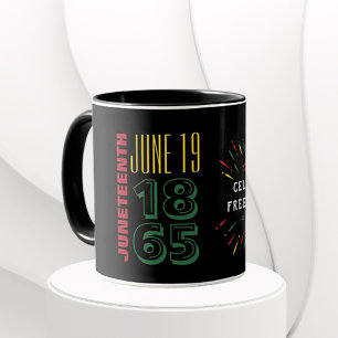 Taza 19 de junio de 1865 Fuegos artificiales de histori