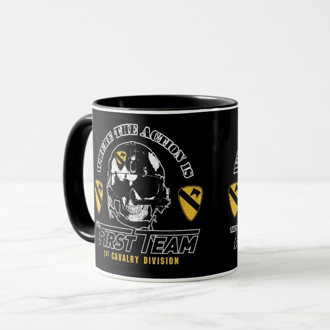 Taza 1.ª División de Caballería (Anverso izquierdo)
