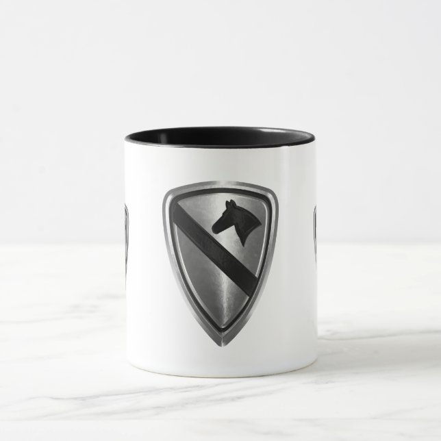 Taza 1.ᵉʳ Diseño de Parches de Acero de la División de  (Centro)