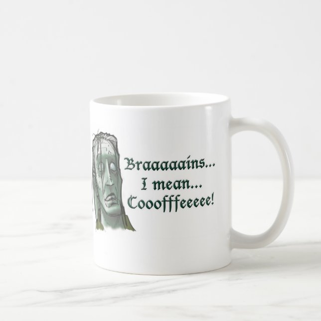 Taza 1,0 del zombi de la mañana (Derecha)