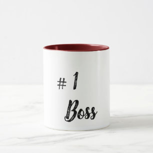 Taza 🏆 #1 Boss Mug - Liderar con estilo ☕