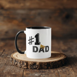 Taza #1 Dad Love Personalized Mug
