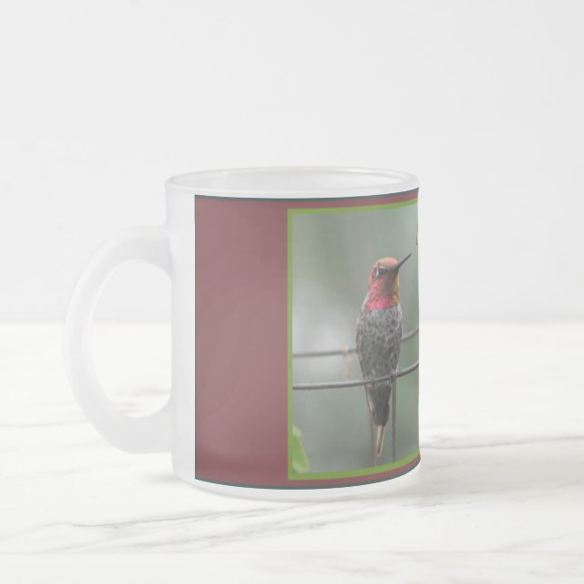 Taza 1 del pájaro del tarareo del punto del amor (Izquierda)