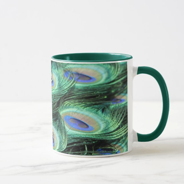 Taza 1 del pavo real (Derecha)