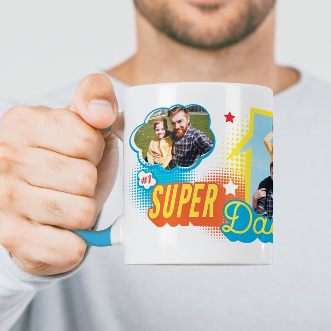 Taza #1 El cómic de Super Dad Burbujas Personalizado cu (Subido por el creador)