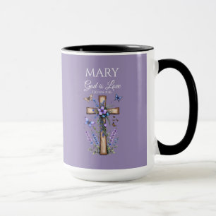 Taza 1 Juan 4:16 Dios Es Amor – Cristiana Personalizada