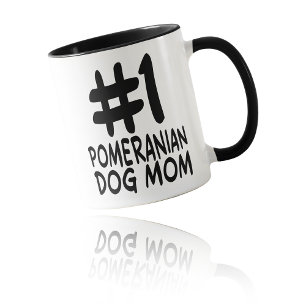 Taza #1 Mamá de Perro Pomerania - La Mejor Mamá de Pelu