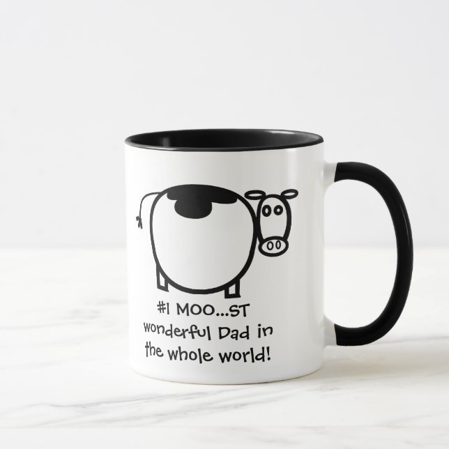 Taza #1 Moo...st WonMaravilloso Padre (Derecha)