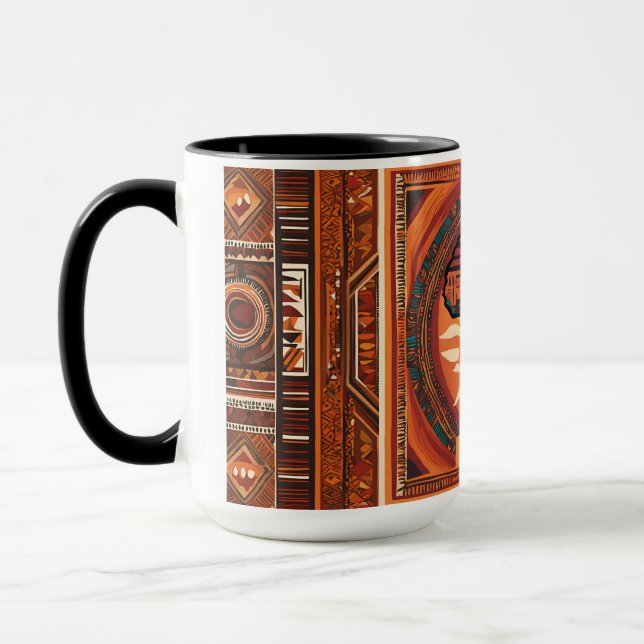 Taza 1 Mugre de estilo africano (Izquierda)