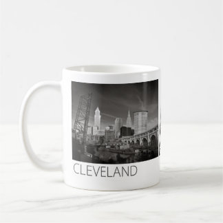 Taza - #1 negro y blanco de Cleveland