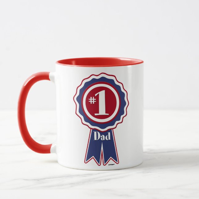 Taza #1 Papá - Feliz Día del Padre (Izquierda)
