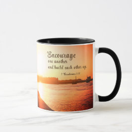 Taza 1 Tesalónica 5:11 Alentarse mutuamente