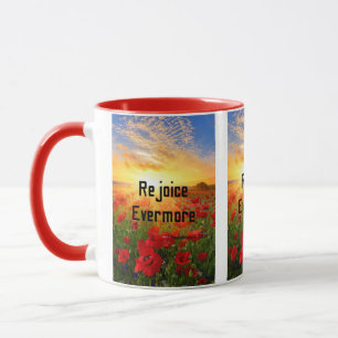 Taza 1 Tesalónica 5:16 Escritura Biblia 2-tono Mug