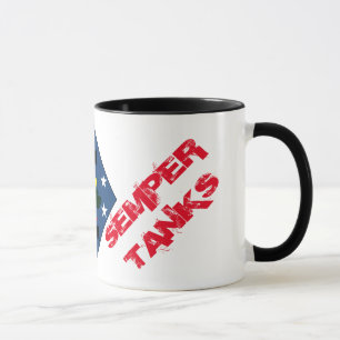 Taza 1r El USMC del batallón del tanque asalta