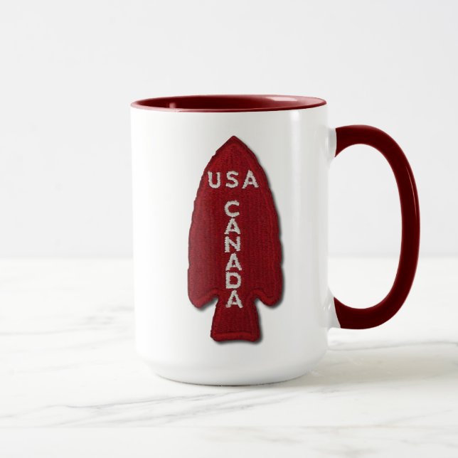 Taza 1r Veterinarios de la brigada del diablo de la (Derecha)