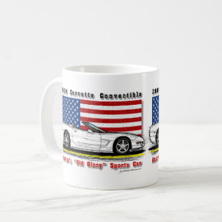 Taza 2004 de café convertible del Corvette