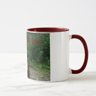 Taza 2007 de café de Audrey y de Bailey