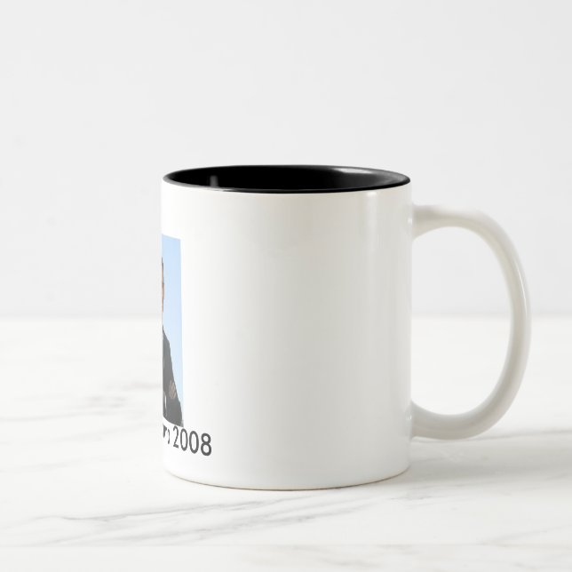 Taza 2008 de café de Obama del voto (Derecha)