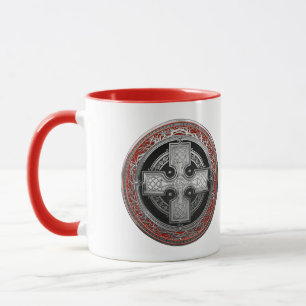 Taza [200] Antiguo Cruce de Cuchillo de Plata Sagrada C