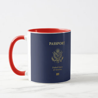 Taza [200] Cobertura de pasaporte estadounidense