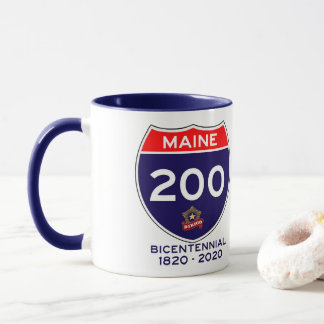 Taza 200o aniversario de Maine bicentenario
