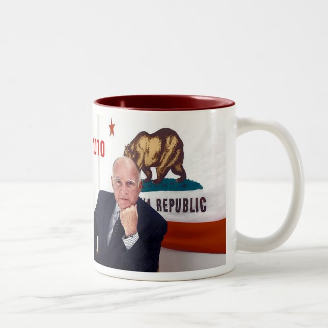 Taza 2010 de Jerry Brown (Derecha)