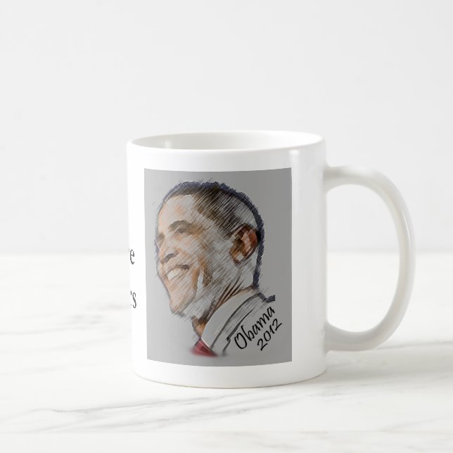 Taza 2012 de la elección de Obama (Derecha)