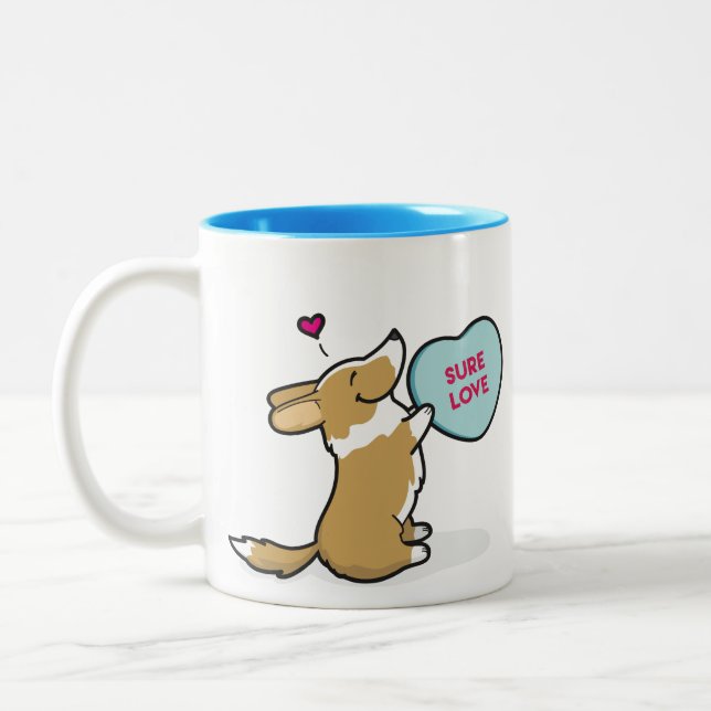 Taza 2015 de café Corgi-Roja de la rebeca de la (Izquierda)