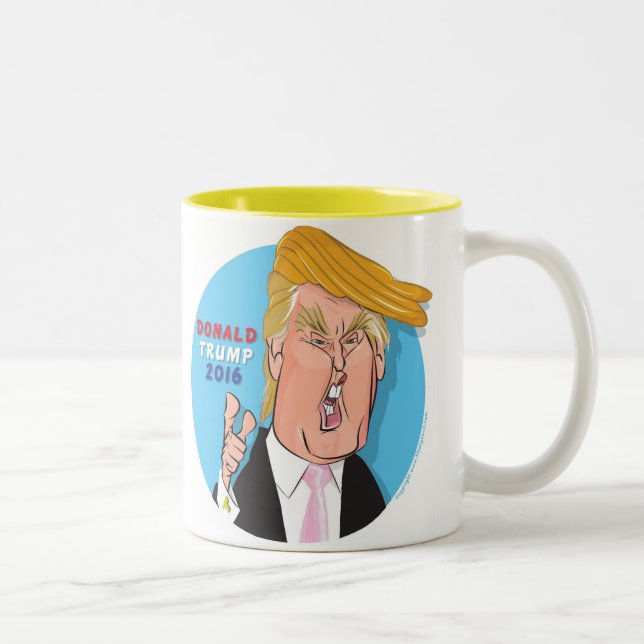 Taza 2016 de café del dibujo animado de Donald (Derecha)