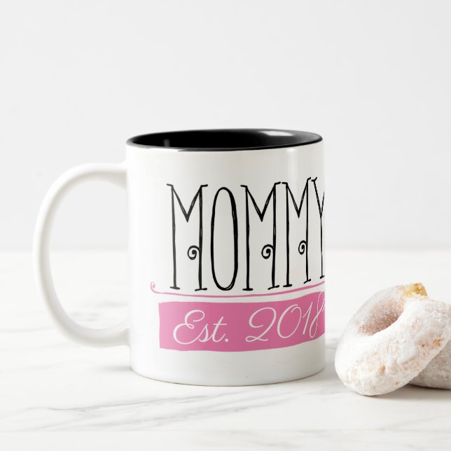 Taza 2018 del regalo del Est de la mamá (Con donut)