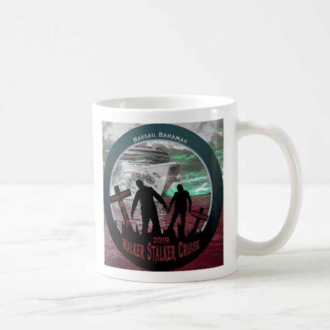 Taza 2019 de café de la travesía del acosador del (Derecha)