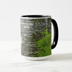 Taza 2020 Cisnes en el Kilcullen de Liffey