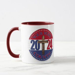 Taza 2024 Su voto cuenta con Cross