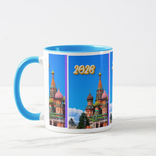 Taza “2026 – Colors of Moscow” (Izquierda)