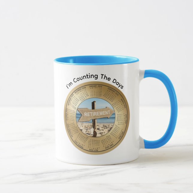 Taza 2026 Retirement Calendar Coffee Mug (Derecha)